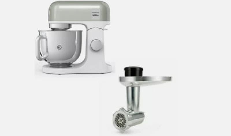 Image of Kenwood 5L Kmix Stand Mixer Green & Food Mincer