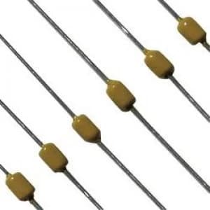 Image of Ceramic capacitor Axial lead 22 nF 50 V 10