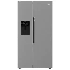 Image of Beko HarvestFresh ASP33B32VPS 571L American Style Fridge Freezer