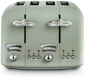 Image of DeLonghi Argento Flora CTO4.GR 4 Slice Toaster