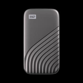 Image of WD 4TB My Passport , Gray - WDBAGF0040BGY-WESN