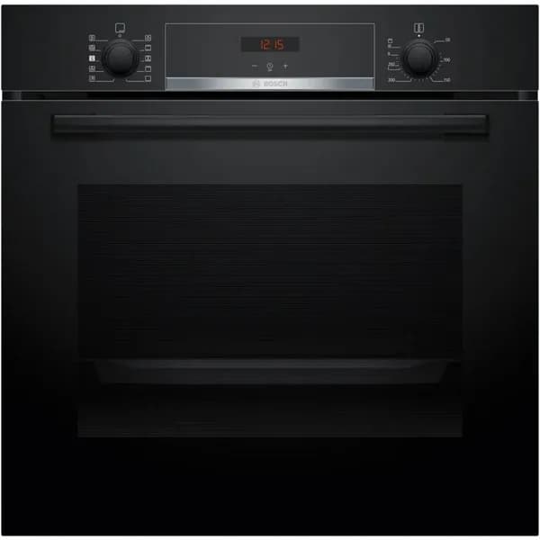 Image of Bosch Series 4 HQA534BB3B Built In Electric Single Oven - Black - A+ Rated