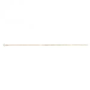 Image of 9ct Yellow Gold Mixed Length Link Bracelet GB514
