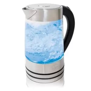 Image of Quest 34260 Stainless Steel 2200W LED 1.7L Kettle - Silver