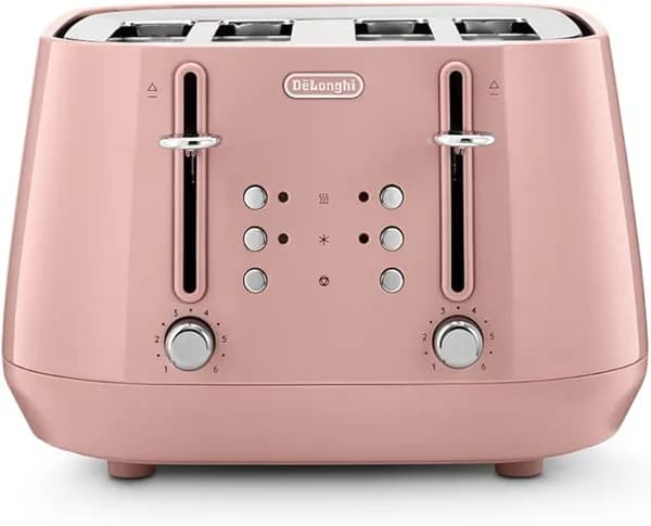 Image of DeLonghi Eclettica CTY4003.PK 4 Slice Toaster
