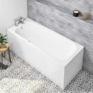 Image of 1500 x 700 Colt Single Ended Steel Bath with 2 Tap Holes