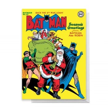 Image of Batman Christmas Greetings Card - Standard Card