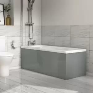 Image of 1500mm Light Grey Front Bath Panel - Pendle
