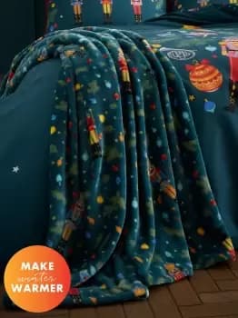 Image of 'Christmas Nutcracker' Blanket Throw
