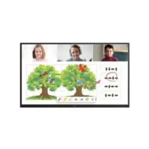 Image of 65"Black Interactive Display Ultra HD 390 cd/m2 16/7 Operation
