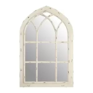 Image of 120 x 80cm Wall Mirror in Cream Chinese Oak