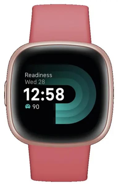 Image of Fitbit Versa 4 Smartwatch - Pink Sand / Copper Rose