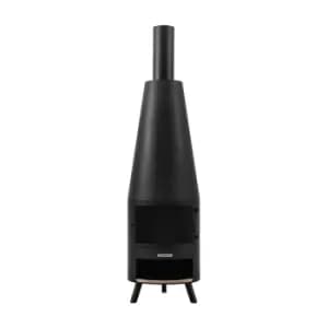 Image of Gallery Interiors Fendi Chiminea with Pizza Oven
