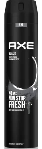 Image of Axe Black XXL Deodorant Spray For Him 250ml