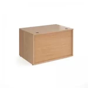 Image of Denver reception straight base unit 1200mm x 800mm - beech