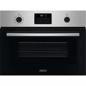 Image of Zanussi ZVENM6X3 Built In Compact Electric Single Oven - Stainless Steel