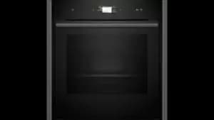 Image of Neff B64VS71G0B N90 Slide and Hide Built-In Electric Single Oven Graphite