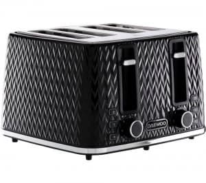 Image of Daewoo Argyle Collection SDA1863 4 Slice Toaster