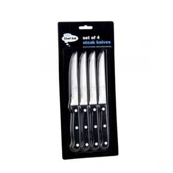 Image of Chef Aid Steak Knives Set 4