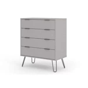 Image of Augusta Grey 4 drawer chest of drawers