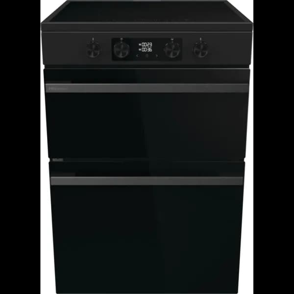 Image of Hisense Hi6 Max HDCEIT6C20B 60cm Electric Cooker with Induction Hob - Jet Black - A Rated