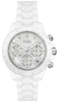 Image of BOSS 1502630 Womens Novia Mother-of-Pearl Dial White Watch