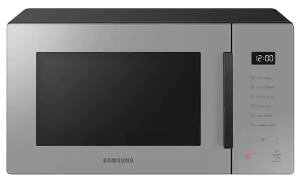 Image of Samsung Glass Front 23 Litre Solo Microwave - Slate Gray in Grey (MS23T5018AG/EU)