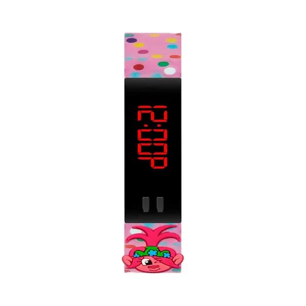 Image of Disney Trolls kids activity tracker watch with LED display