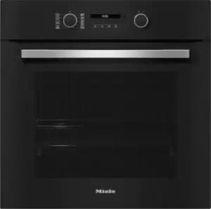 Image of Miele H2766B Obsidian Black Built-In Electric Single Oven