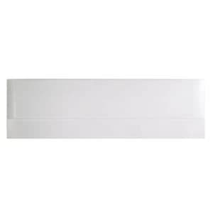 Image of Cooke Lewis Rigid Gloss White acrylic White Straight Bath end panel W750mm