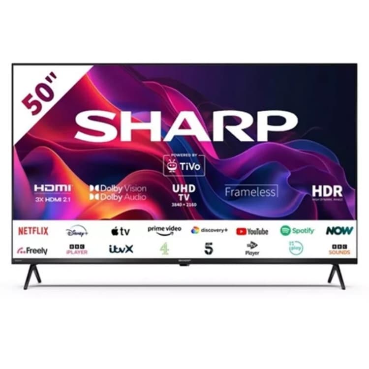 Image of Sharp 50" 4T-C50GK4245KB Smart 4K Ultra HD LED TV