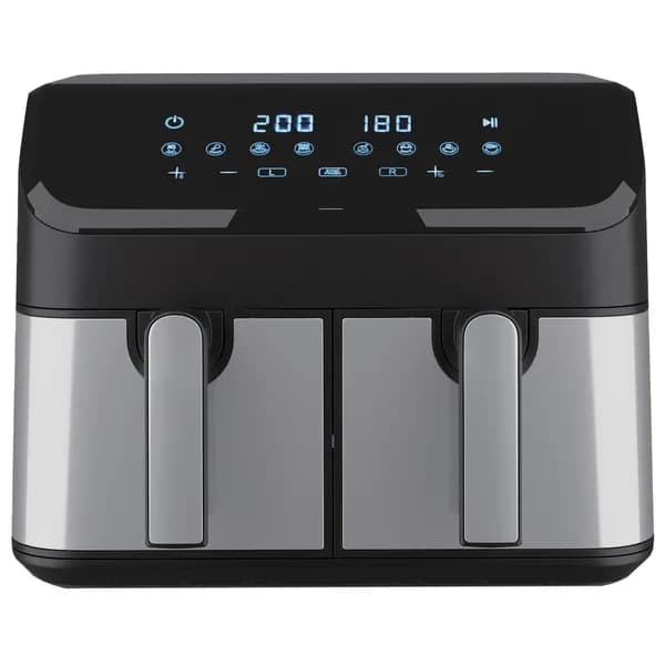 Image of Daewoo SDA2616GE 2000W 9L Dual Drawer Digital Air Fryer