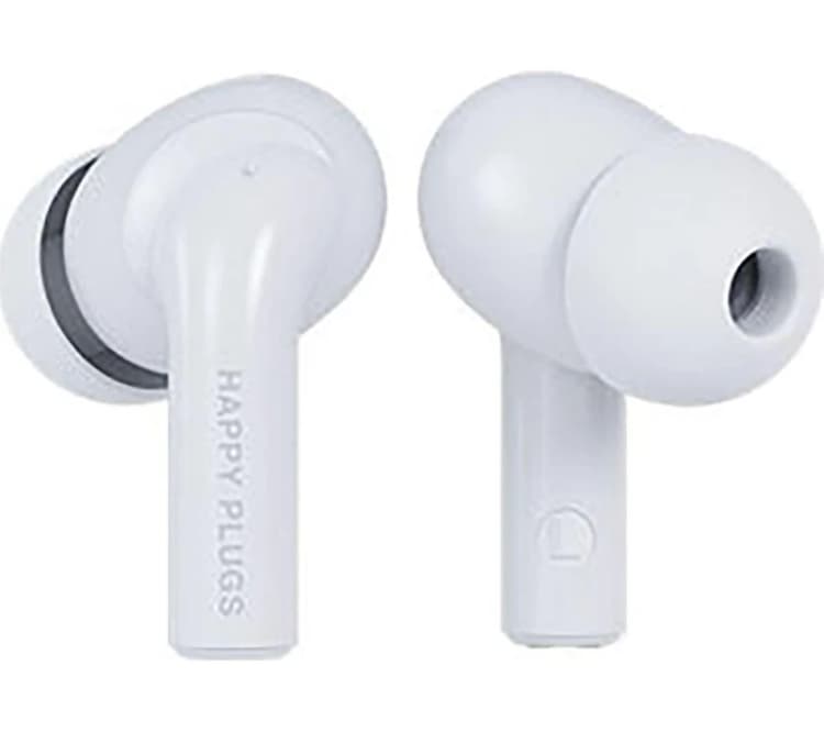 Image of HAPPY PLUGS Joy Pro Wireless Bluetooth Noise Cancelling Earbuds - White 7319922326147