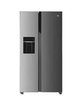 Image of Hoover Hosr5918Eixk American Side By Side, Total Frost Free, Plumbed Ice And Water - Stainless Steel