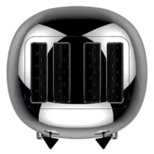 Image of The Funky Appliance Company FT01CHROME 4 Slice Toaster