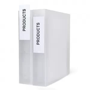 Image of Value 3L Self Adhesive Label Holders 25x75mm 10310 (PK12)