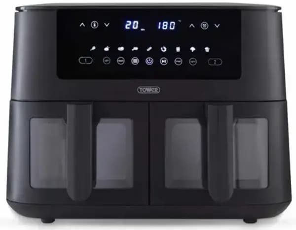Image of Tower Vortx T17151 3040W 8L Dual Basket Air Fryer