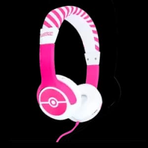 Image of OTL Pokemon Pink Pokeball PK0842 Kids Wireless Headphones