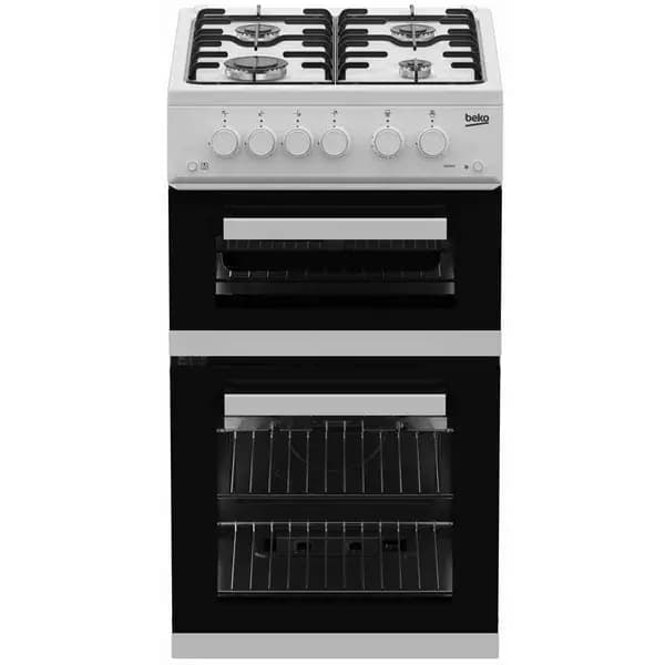 Image of Beko KDG583W Gas Cooker With Gas Grill - White