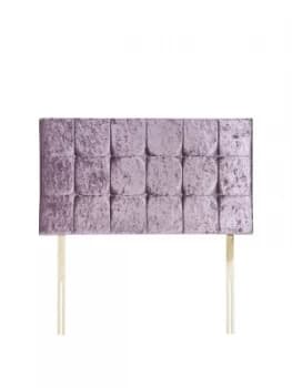 Image of Luxe Collection By Silentnight Fearne Fabric Headboard - Violet