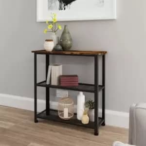 Image of Bala Living Industrial Shoe Rack - Walnut