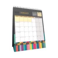 Image of Collins Edge Rainbow Month To View 2023 Desktop Calendar EDDC-23
