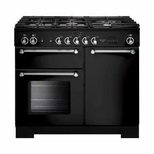 Image of Rangemaster KCH100NGFBLC Kitchener 100cm Gas Range Cooker