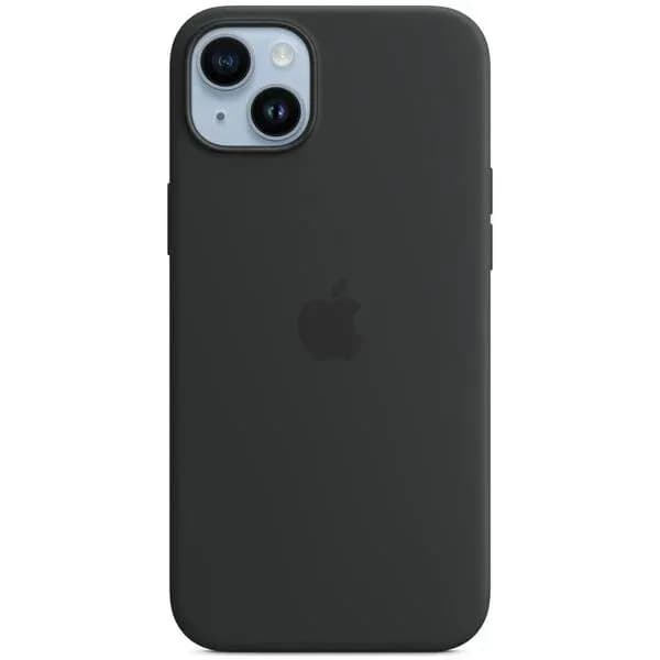 Image of Apple - Back cover for mobile phone - MagSafe compatibility - silicone - midnight - for iPhone 14 Plus MW4Y3ZM/A