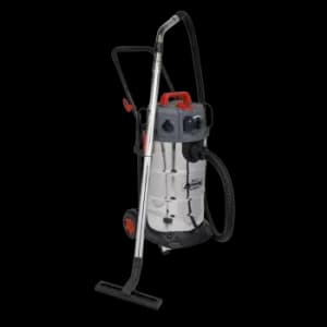Image of Sealey PC380M Industrial Dust Free Wet & Dry Vacuum Cleaner
