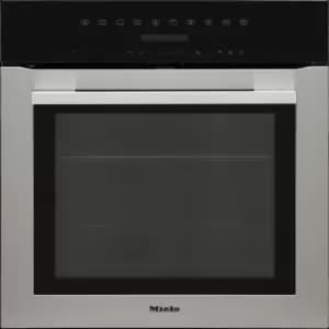 Image of Miele ContourLine H7162BP Built In Electric Single Oven - Clean Steel - A+ Rated