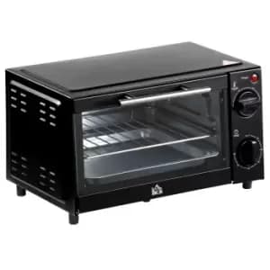 Image of HOMCOM 800-088 Mini Oven 9L 750W Countertop Electric Grill - Black