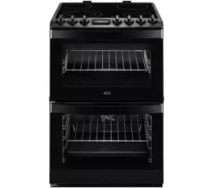 Image of AEG SteamBake CCB6740MCB 60cm Electric Cooker - Matt Black