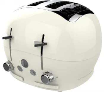 Image of The Funky Appliance Company FT01CREAM 4 Slice Toaster