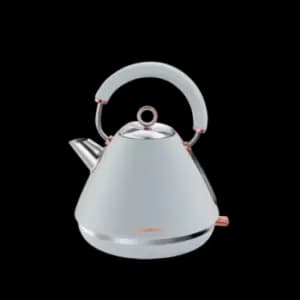 Image of Morphy Richards Accents Rose Gold and Ocean Grey Traditional Kettle - Pyramid Kettle - 1.5L - 102040